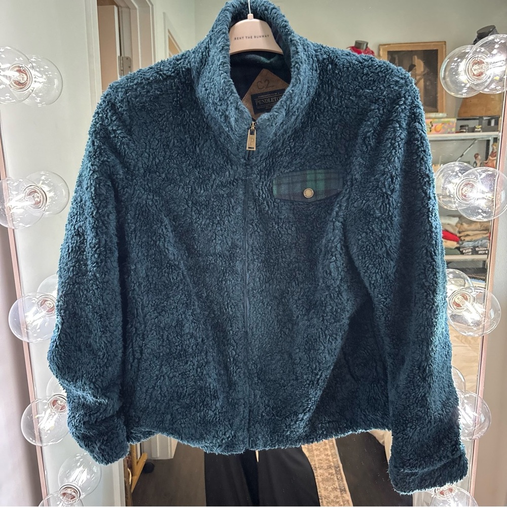 Pendleton Dark Teal Teddy Jacket - image 7